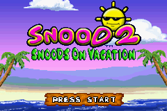 Snood 2 - On Vacation Title Screen